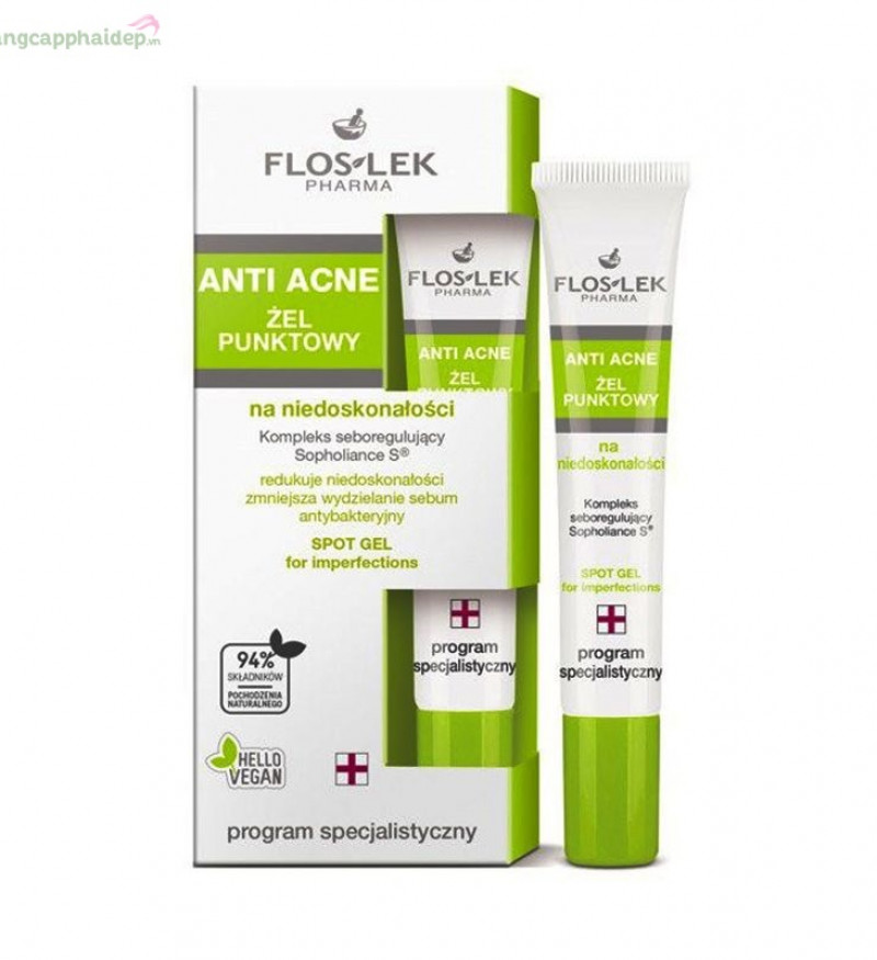 Gel chấm mụn Floslek Anti Acne Spot 20ml “đánh tan” những nốt mụn cứng đầu