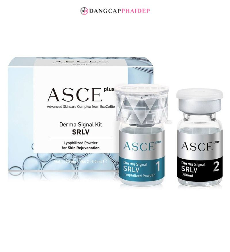 Liệu pháp ngăn ngừa lão hoá tái tạo làn da Asce plus Derma Signal Kit (20mg & 5ml)