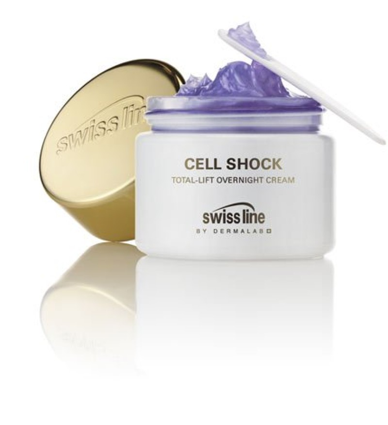 Kem nâng cơ chống lão hóa Swissline Cell Shock Total Lift Overnight Cream MS 1165