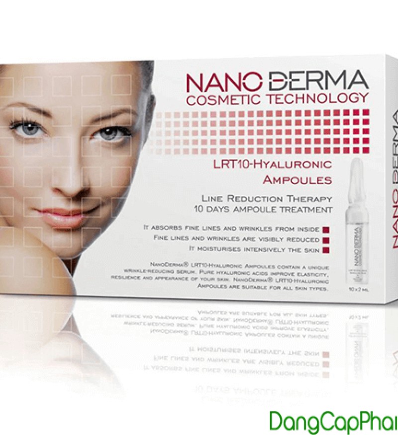 Tinh Chất Trị nhăn LRT-10 Hyaluronic Ampoules - Nano Derma