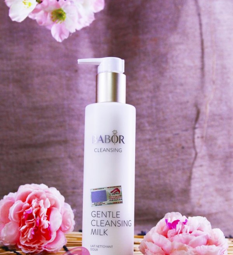 Sữa rửa mặt Babor Gentle Cleansing Milk làm sạch da ưu việt 200ml