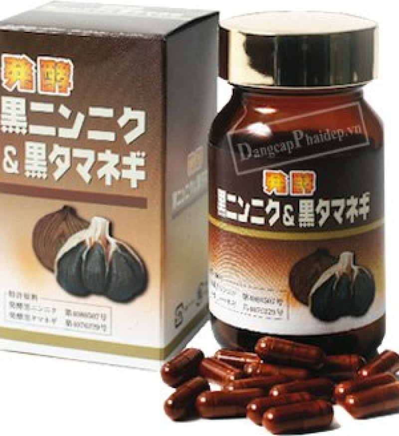 Viên Uống Tỏi Đen Và Hành Đen Nhật Bản