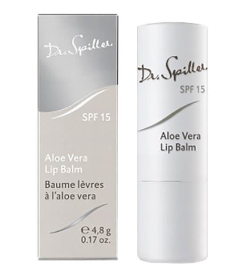 Son dưỡng chống nắng Dr Spiller Aloe vera Lip Balm SPF 15 4.8g