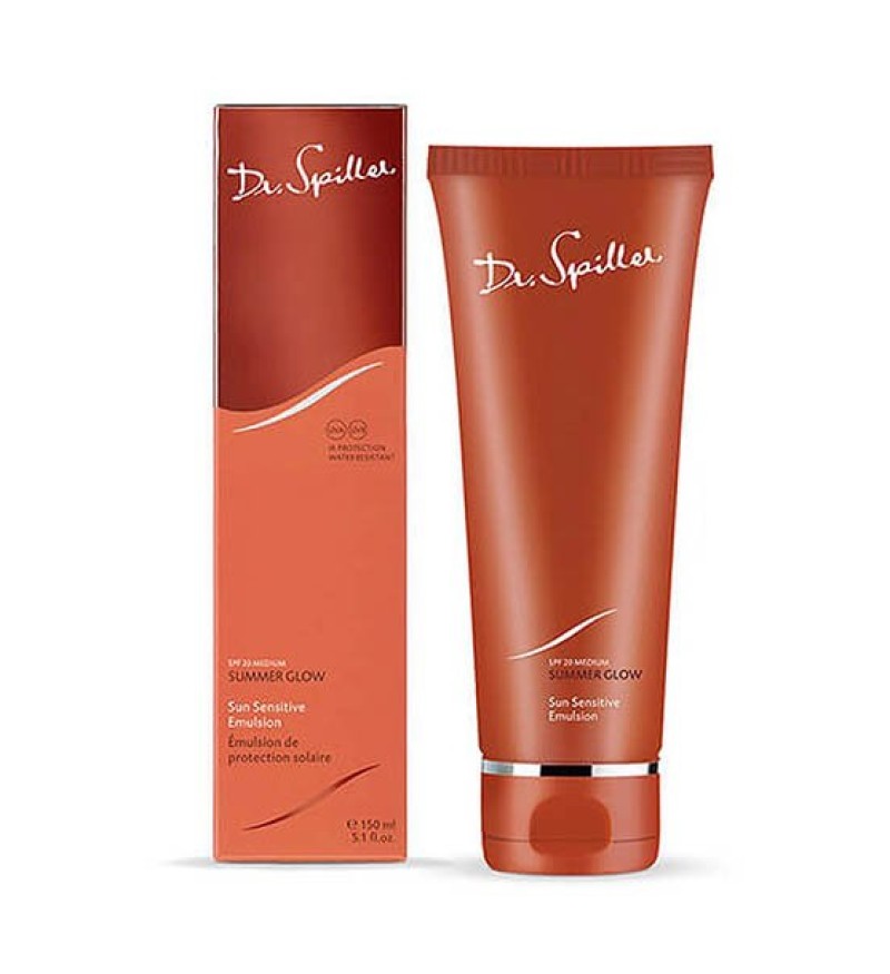 Kem chống nắng ngăn da sạm đen Dr.Spiller SUMMER GLOW Sun Sensitive Emulsion SPF 20 tuýp 150ml