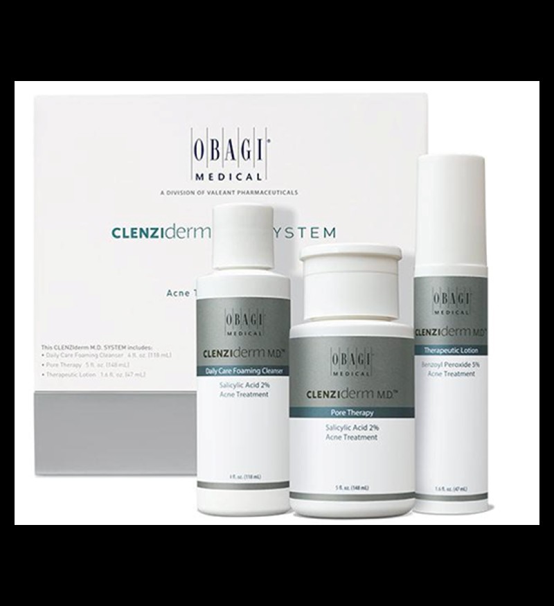 Hệ thống chăm sóc da mụn trứng cá Obagi Clenziderm MD bộ 3 sản phẩm