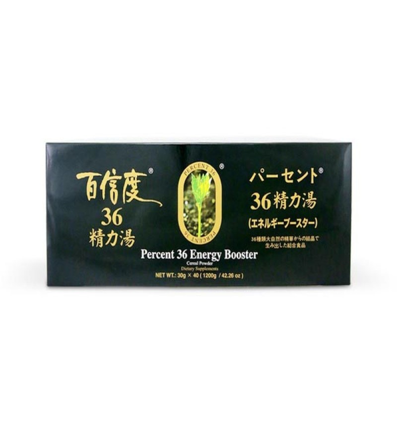Bột Dinh Dưỡng Nhật Ashitaba Percent 36 Energy Booster - 40 gói