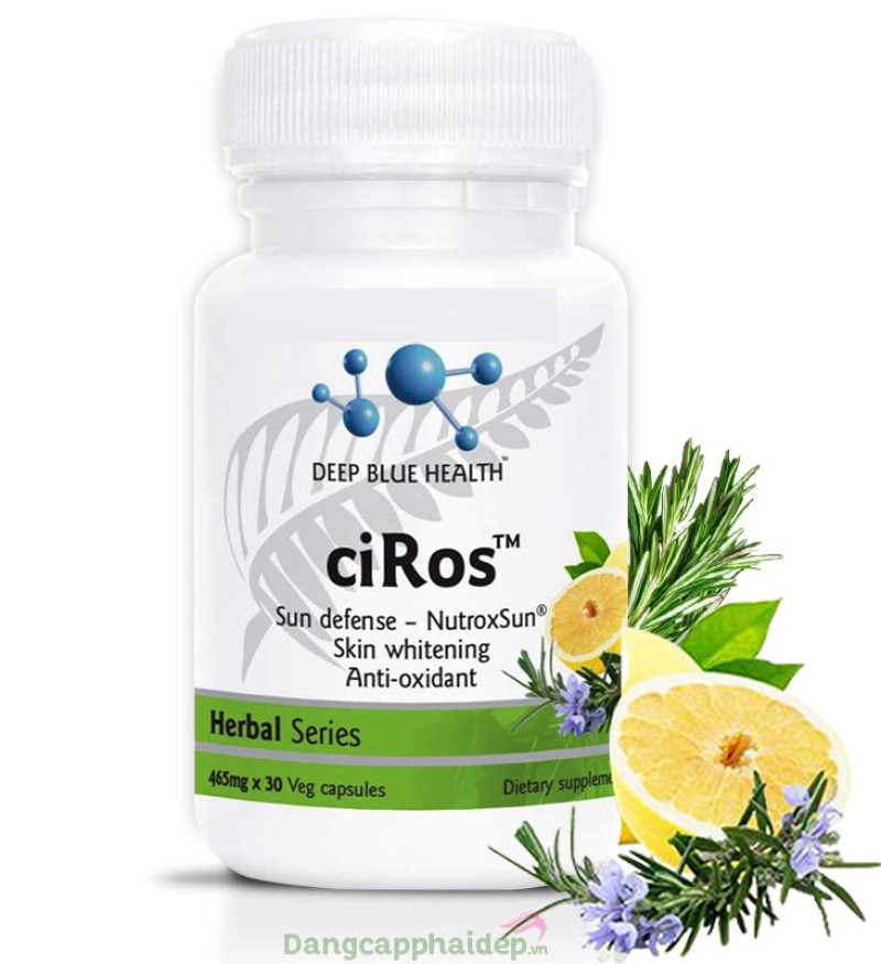 Viên uống chống nắng ciRos Skin Protection 30 viên - Chống nắng và làm trắng da