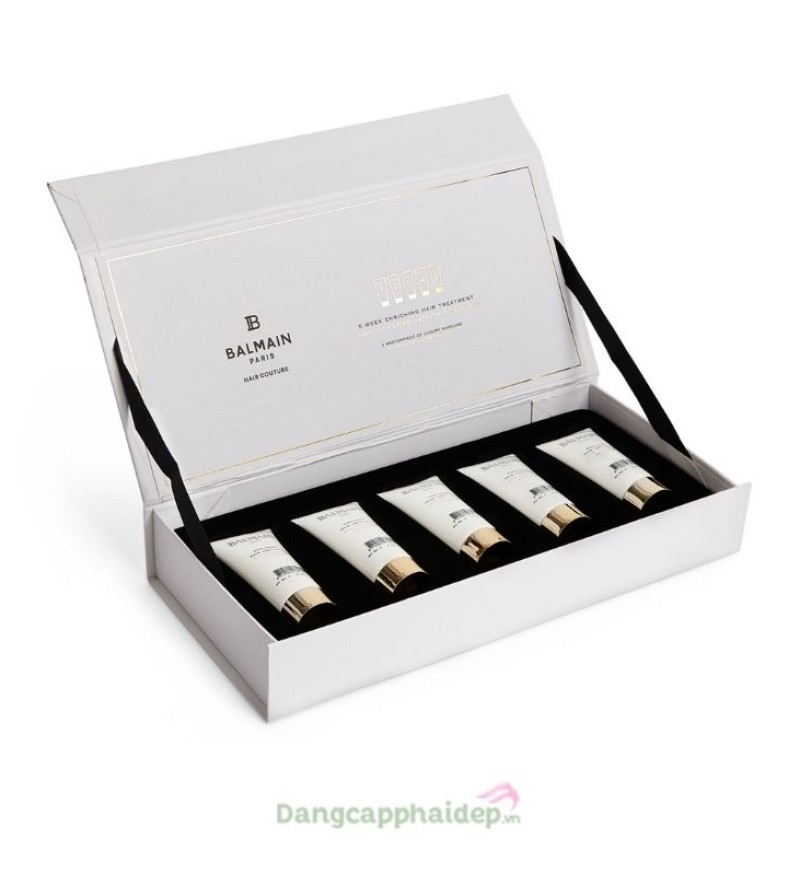 Liệu trình dưỡng phục hồi tóc 5 tuần Balmain Hair 5 Week Enriching Hair Treatment