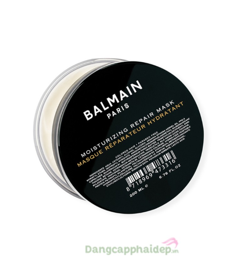Balmain Hair Moisturizing Repair Mask 200ml - Mặt nạ dưỡng ẩm, phục hồi tóc