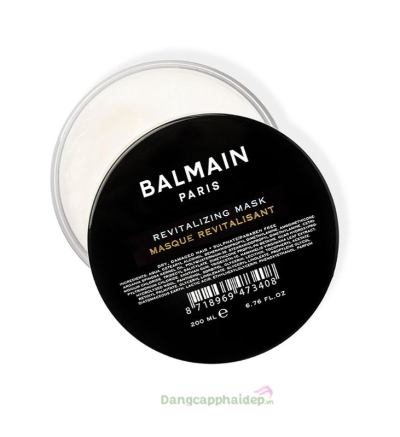 Mặt nạ tái tạo phục hồi tóc hư tổn Balmain Hair Revitalizing Mask 200ml