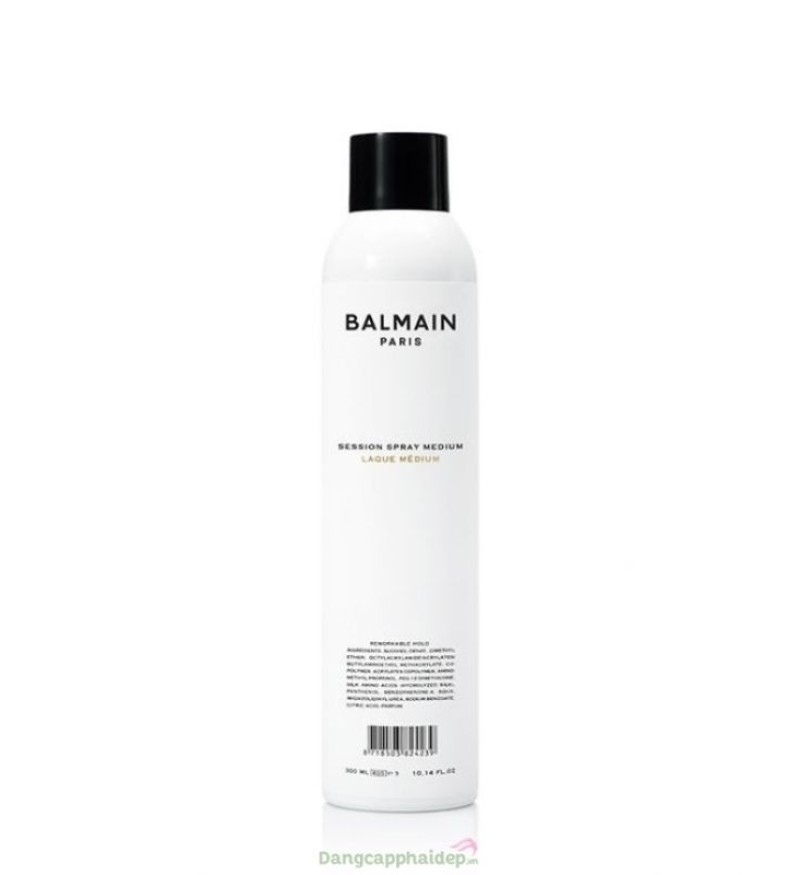 Balmain Hair Session Spray Medium 300ml - Keo Xịt Tóc Giữ Nếp Vừa