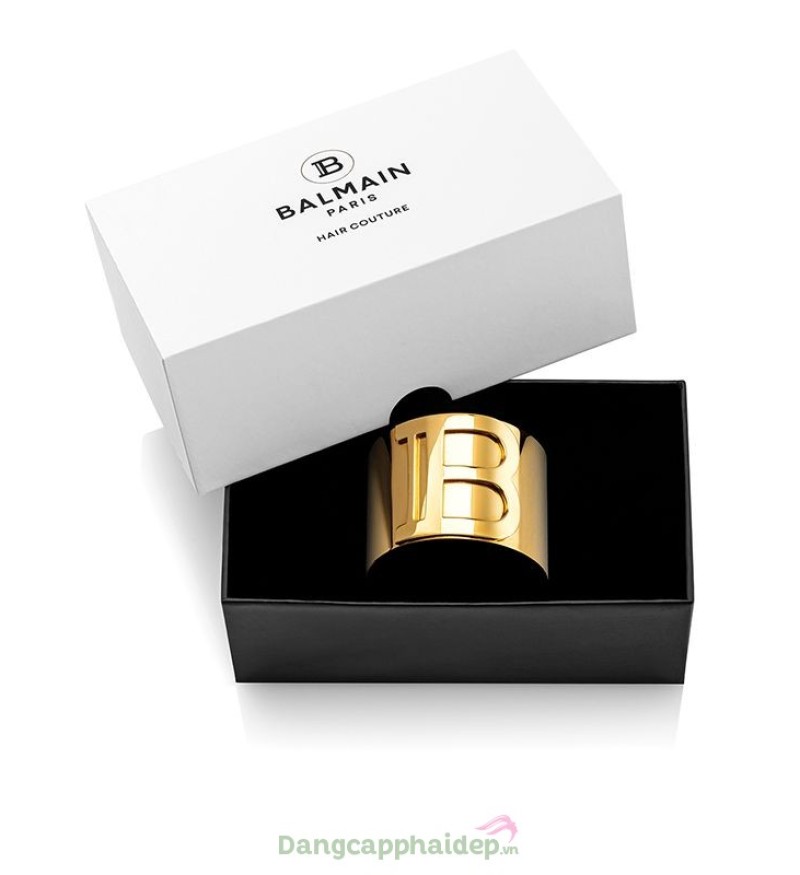 Kẹp tóc mạ vàng 18k Balmain Hair Limited Edition Clip Large FW21 1 cái