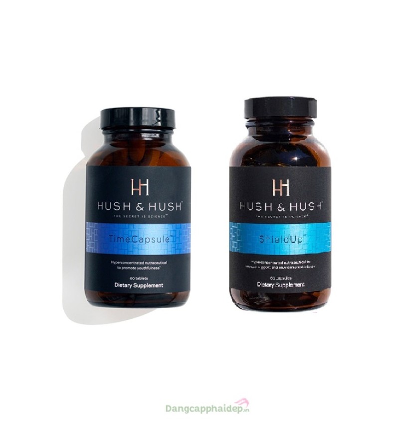 Combo viên uống chống nắng và mờ nám ngừa lão hoá da cao cấp Hush & Hush