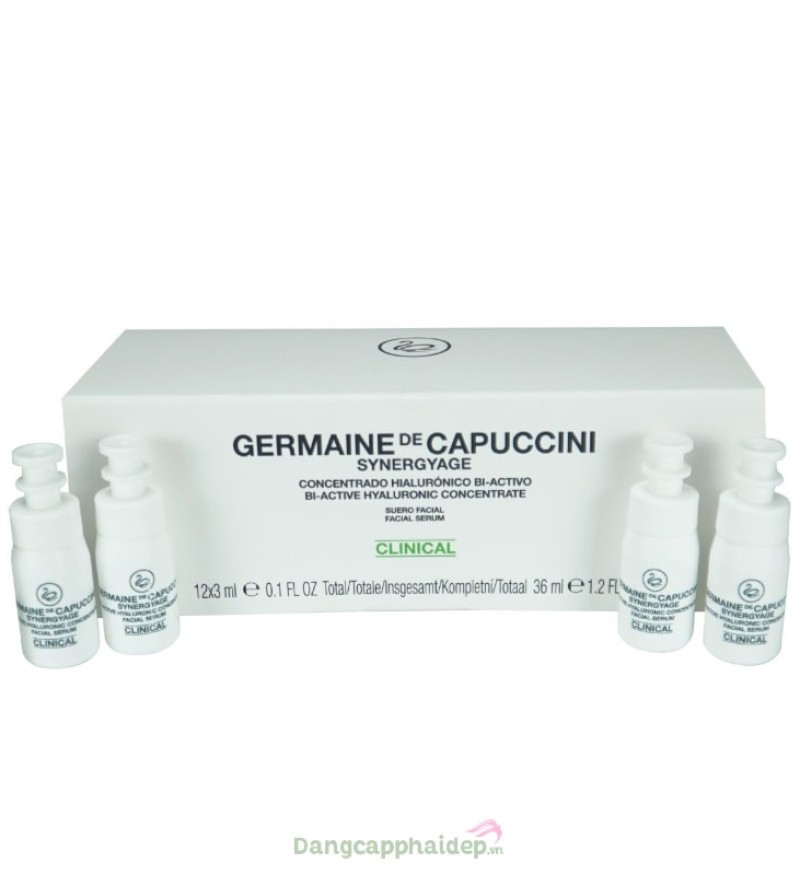 Tinh chất Germaine De Capuccini Synergyage Bi-Active Hyaluronic Concentrate Clinical cấp nước sâu