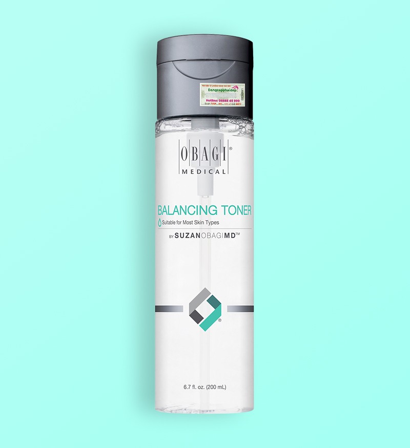 Nước hoa hồng cân bằng độ pH, kiểm soát dầu thừa SuzanobagiMD Balancing Toner 200ml