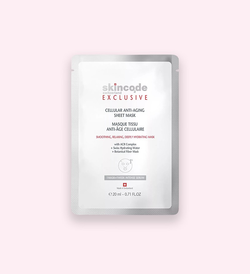Mặt nạ chống lão hóa Skincode Anti-Aging Sheet Mask cho mọi loại da 20ml x 5 - MS 5029
