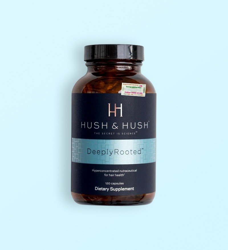 Viên uống chống rụng phục hồi tóc Hush and Hush Deeply Rooted 120 Viên