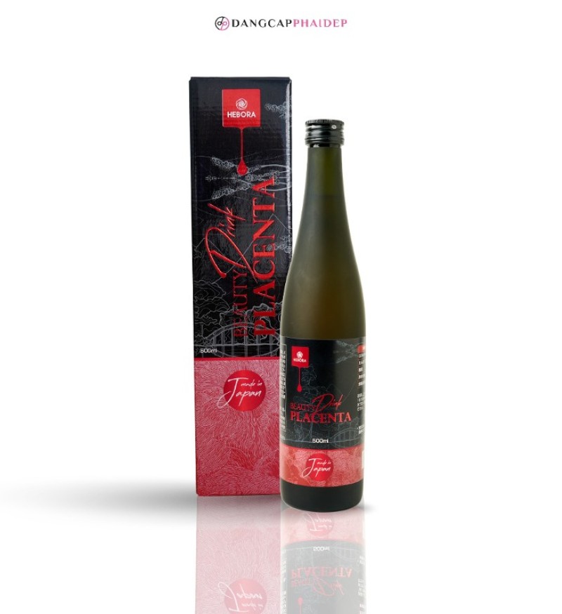 Nước uống tế bào gốc nhau thai heo Placenta Hebora Nhật Bản 500ml