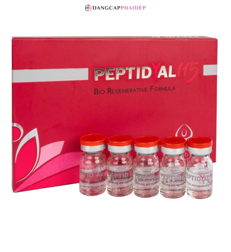 Tinh chất trẻ hóa giảm nếp nhăn nông Xcelens Peptidyal 115 hộp 5 lọ x 5ml