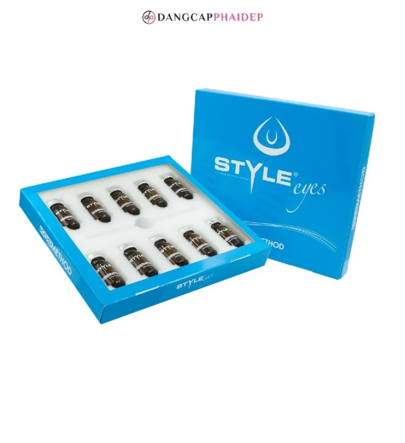 Tinh chất cải thiện nếp nhăn, quầng thâm mắt Xcelens Style Eyes 10 lọ x 5ml