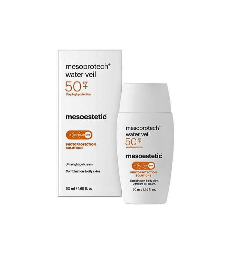 Nhũ tương chống nắng Mesoestetic Mesoprotech Light Water Antiaging Veil SPF50+