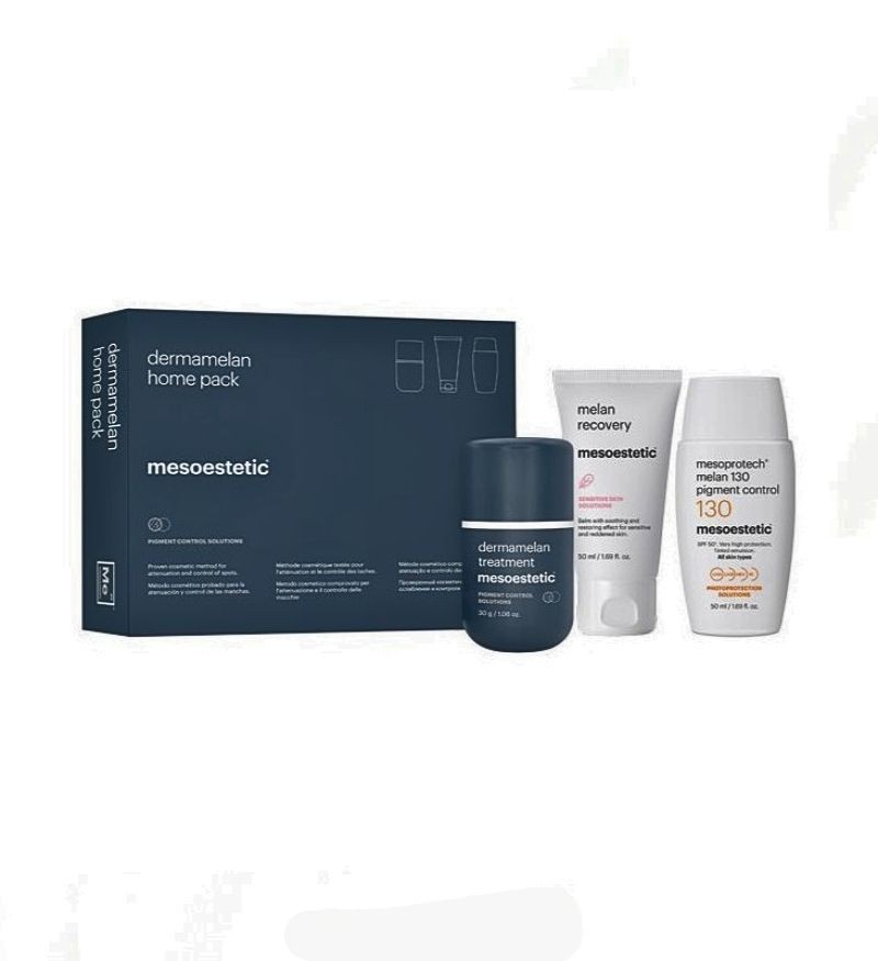 Bộ sản phẩm Mesoestetic Dermamelan Home Pack giảm nám, dưỡng sáng da