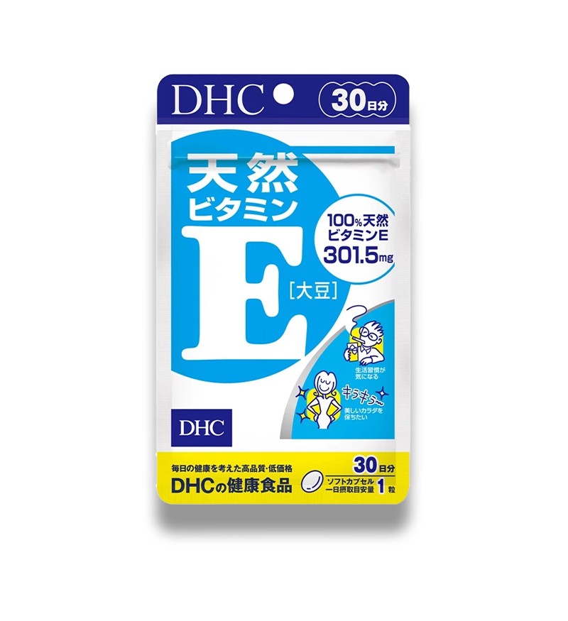 Viên uống Nhật Bản DHC Vitamin E cho làn da tươi trẻ và cơ thể khỏe mạnh 30 ngày (30v/gói)