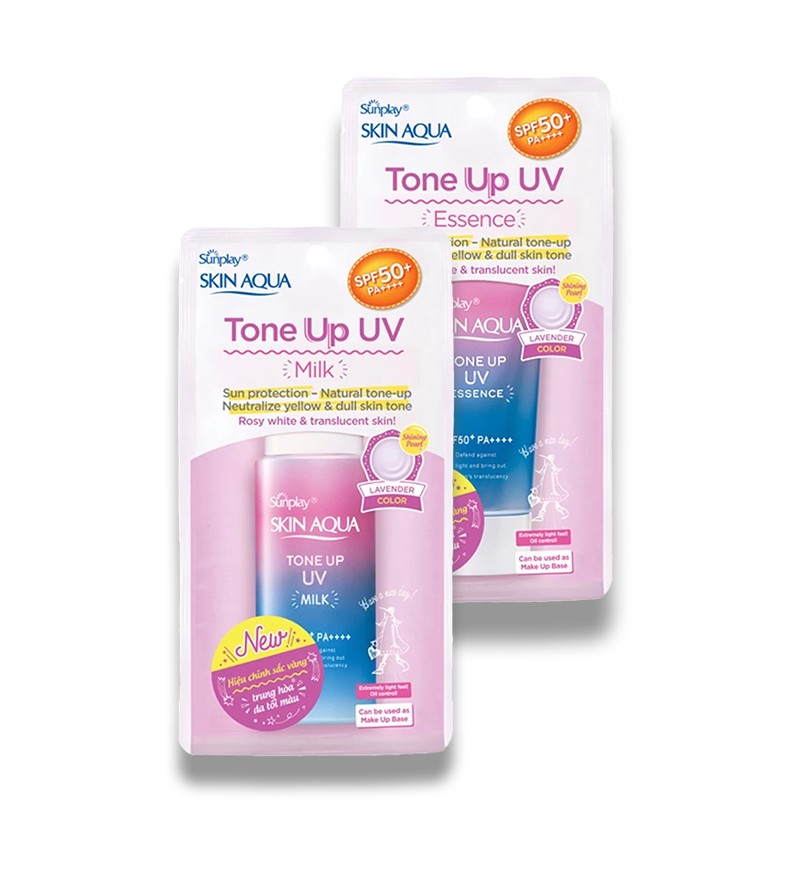 Kem chống nắng bảo vệ toàn diện Sunplay Skin Aqua Tone Up UV Lavender SPF50+ PA++++ 50g