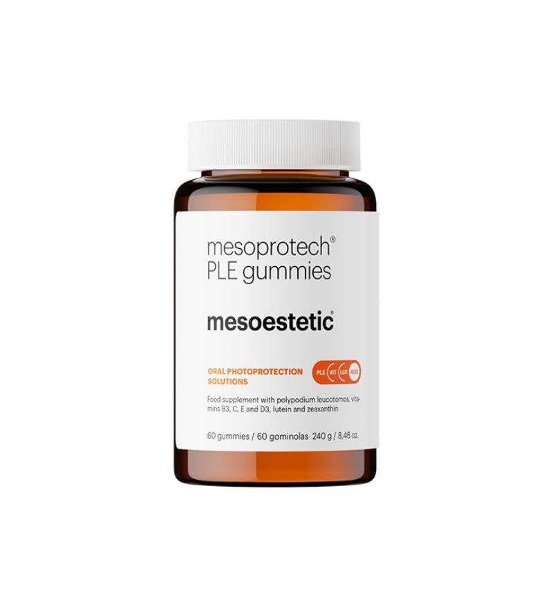 Viên uống chống nắng dạng kẹo dẻo Mesoestetic Mesoprotech PLE Gummies 60 viên