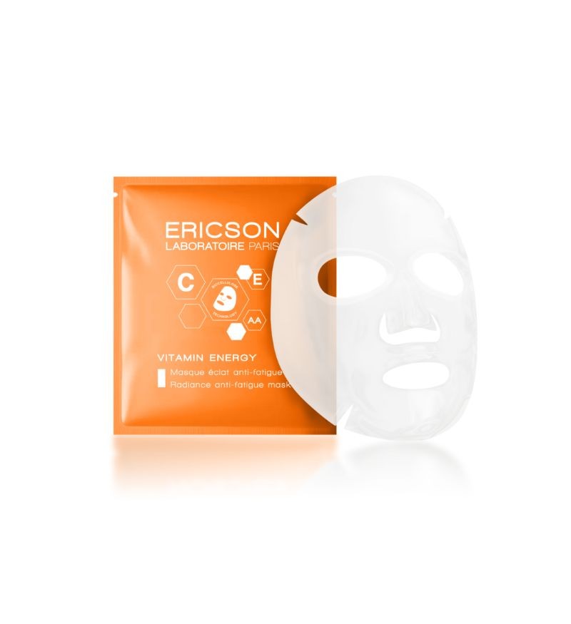 Mặt nạ sinh học chống mệt mỏi Ericson Laboratoire Vitamin Energy Radiance Anti-fatigue Mask E1172 hộp 10 miếng