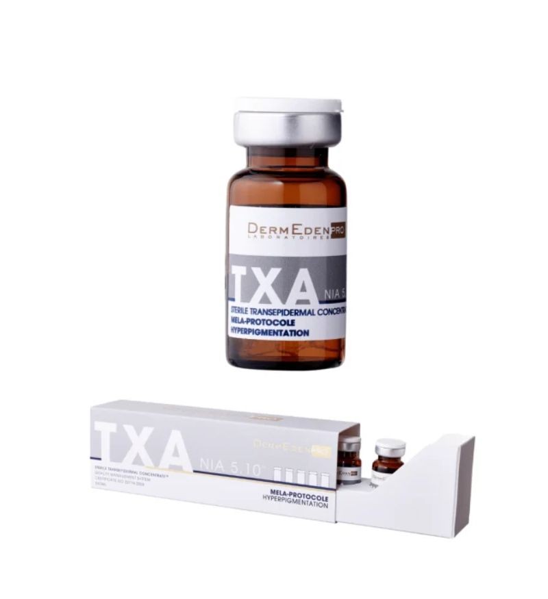 Dung dịch làm sáng, cải thiện da tăng sắc tố DermEden Laboratoires Mela-Protocole Hyperpigmentation TXA NIA 5.10 hộp 5 ống x 5ml