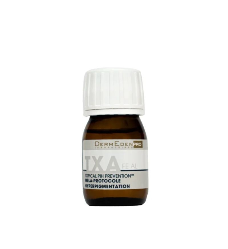 Dung dịch bôi  thoa tại nhà ngăn ngừa sạm nám, tăng sắc tố sau viêm DermEden TXA FE AL 5.2.8 Topical PIH Prevention 30ml