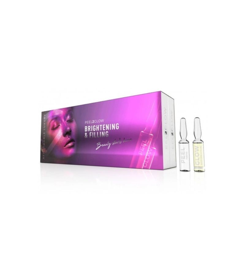 Peel dưỡng sáng cho dành riêng cho da nhiều sắc tố SkinTech Brightening & Filling Kit 20 - 10 Peel + 10 Glow