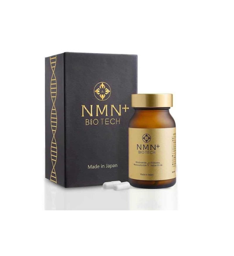 Viên uống chống lão hóa, nâng cao sức khỏe và kéo dài tuổi thọ NMN+ Biotech 60 viên