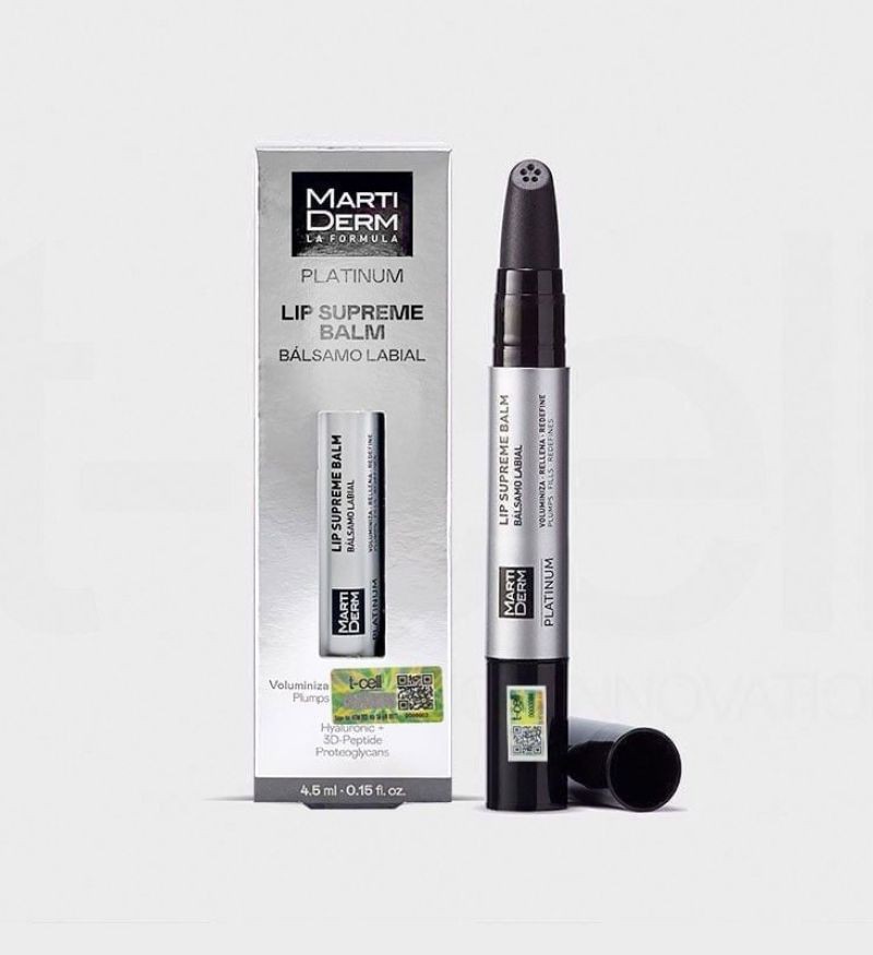 Son dưỡng làm mềm, căng mọng môi MartiDerm Platinum Lip Supreme Balm 4.5ml