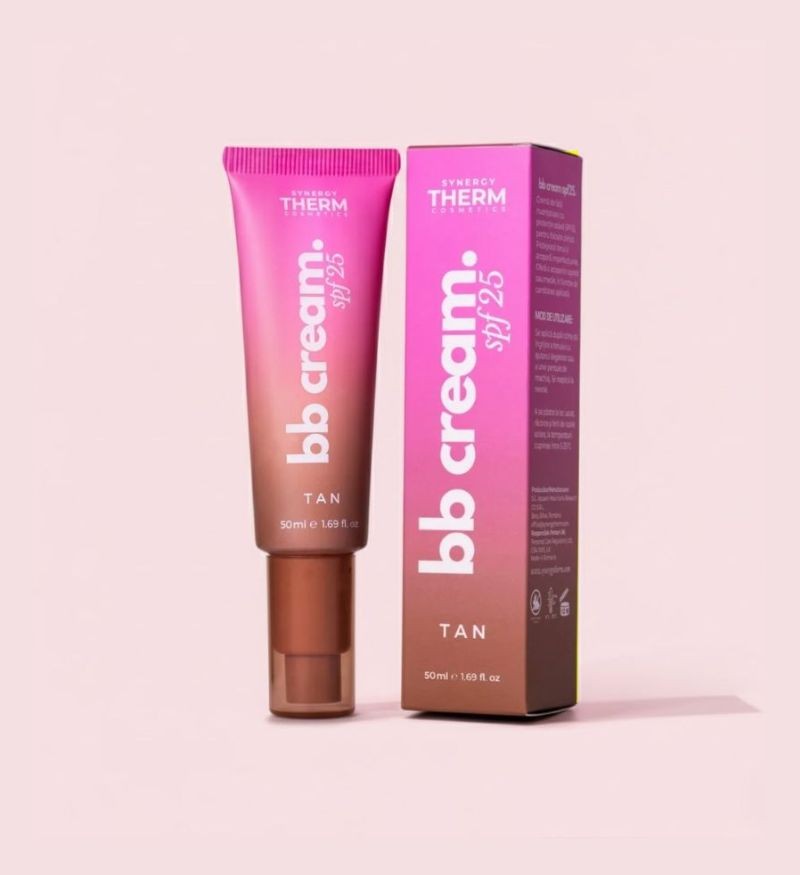 Kem nền BB ẩm mịn & che khuyết điểm SPF 25 Synergy Therm BB Cream SPF 25 Tan 50ml - ST40
