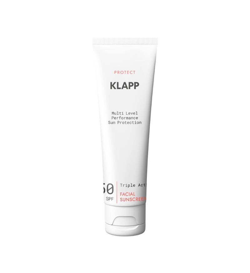 Kem chống nắng đa tác động bảo vệ và nuôi dưỡng da toàn diện Klapp Facial Sunscreen SPF 50 tuýp 50ml