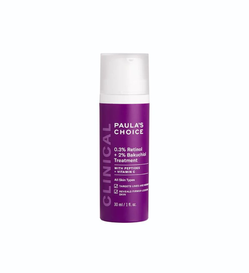 Tinh chất chống lão hóa giảm nhăn, mờ thâm Paula’s Choice Clinical 0.3% Retinol + 2% Bakuchiol Treatment 30ml