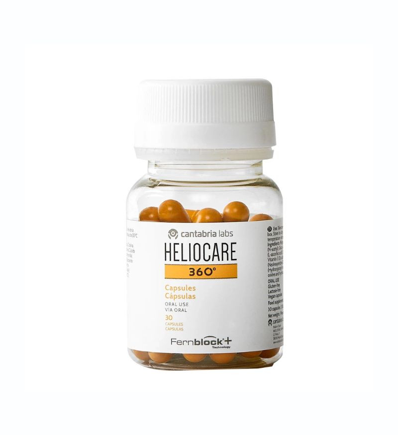 Viên uống chống nắng Heliocare 60 Capsules Oral USE Via Oral bảo vệ da khỏi UVA/UVB, HEVis, IR-A 30 viên