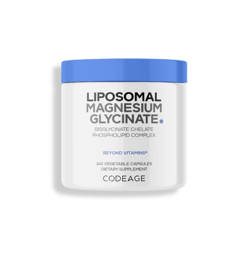 Viên bổ sung Magie Codeage Liposomal Magnesium Glycinate hộp 240 viên nang
