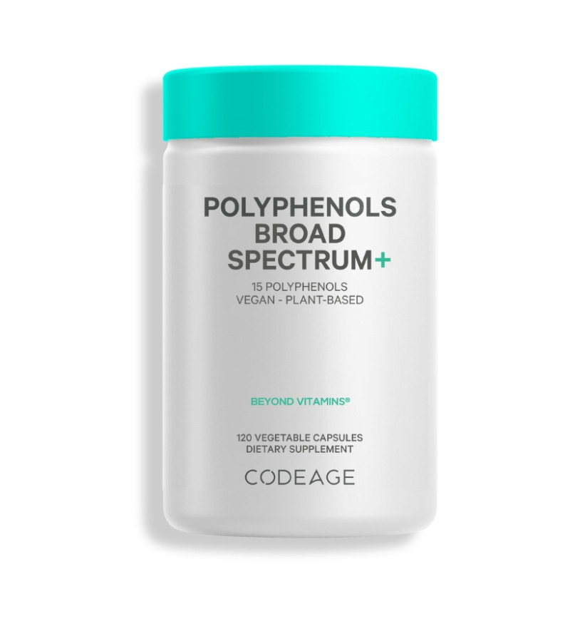 Viên uống chống nắng Codeage Polyphenols Broad Spectrum hộp 120 viên