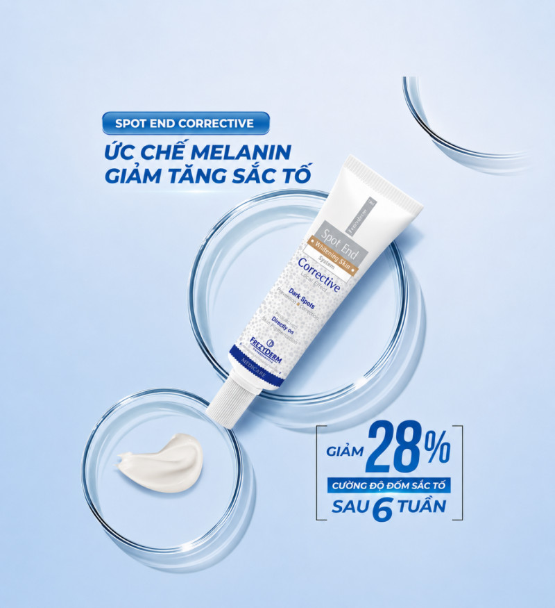 Kem dưỡng trắng làm mờ đốm nâu Frezyderm Spot End Corrective 30ml