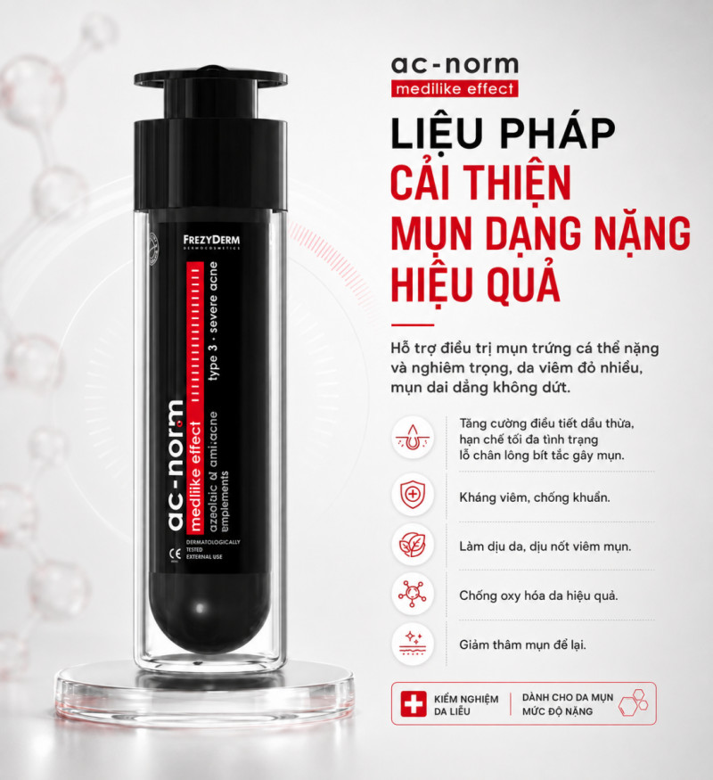 Kem giảm mụn Frezyderm Ac-Norm Medilike Effect Cream Type 3 50ml