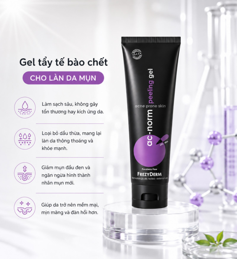 Gel tẩy tế bào chết Frezyderm AC-Norm Peeling Gel 50ml