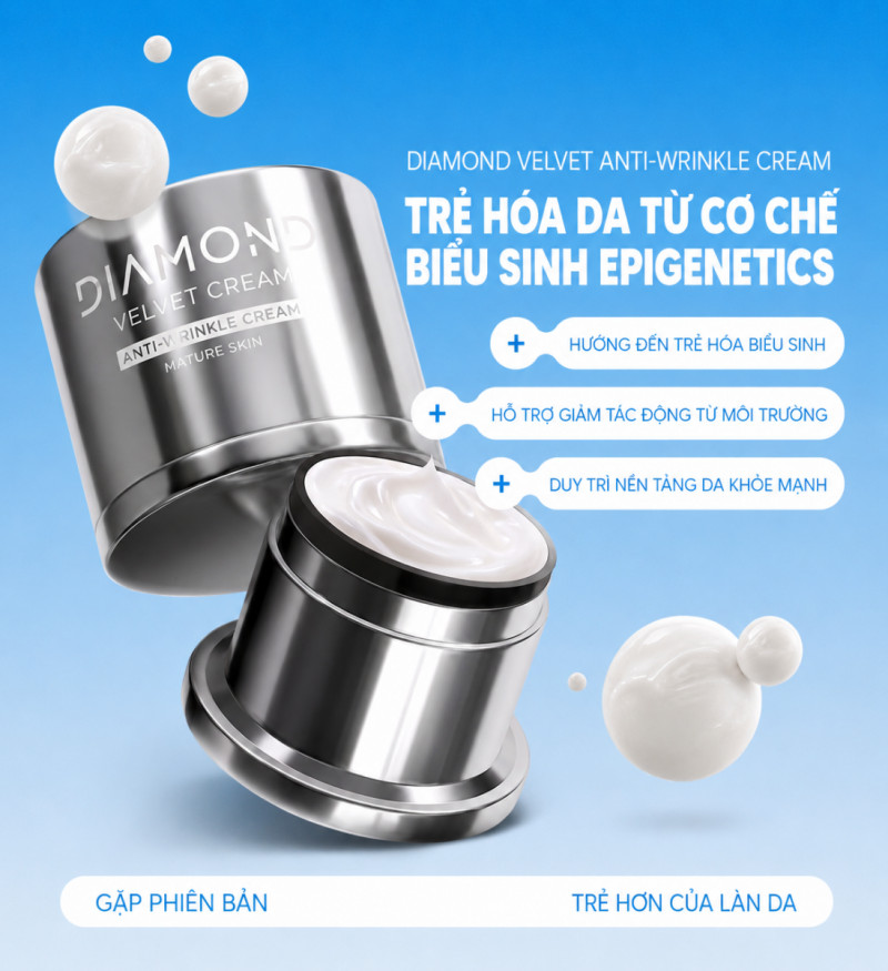 Kem dưỡng Frezyderm Diamond Velvet Anti-Wrinkle Cream xóa nhăn, ngăn ngừa lão hóa 50ml